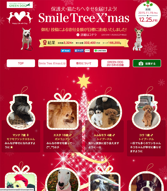 ߤޤݸˡҤʤΡȤ䤵ɤΤ櫓򡼡GREEN DOGˤSmile Tree Xmasץ